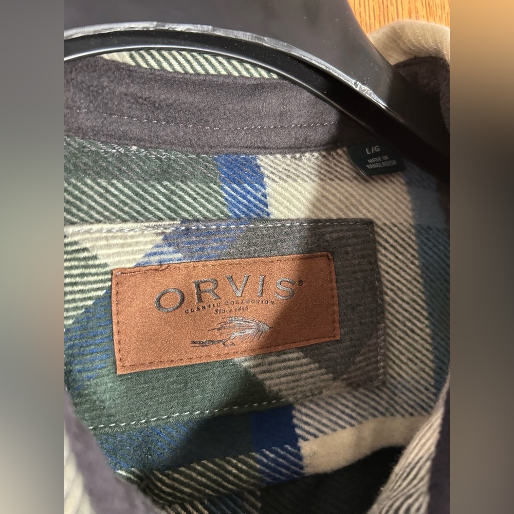 Orvis Big Bear Heavyweight Plaid Flannel - Picture 4 of 5